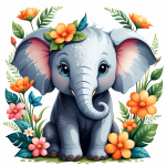 ai generated, elephant, animal-8494359.jpg