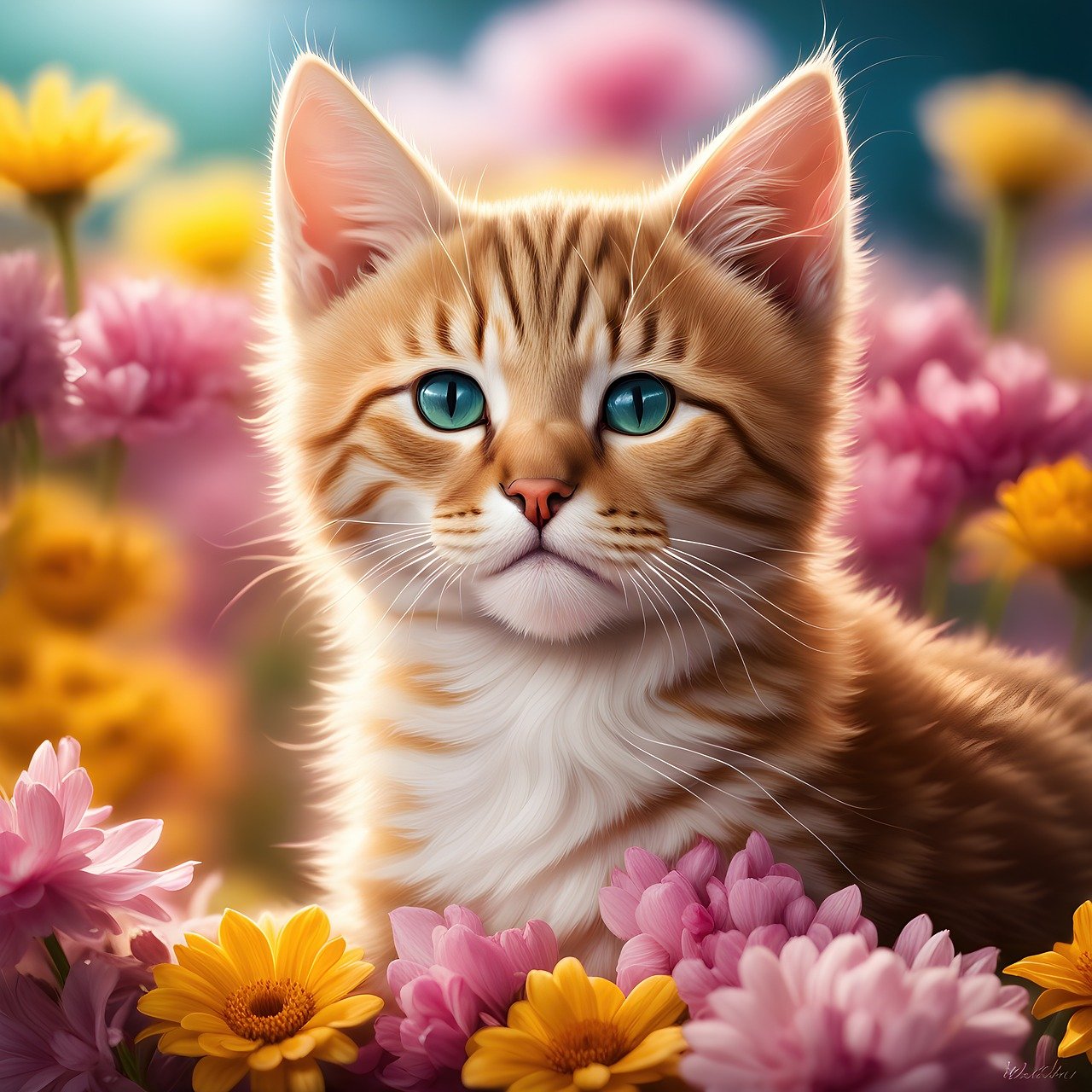 ai-generated-kitten-flowers-8485818