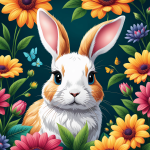 ai generated, rabbit, flowers-8494360.jpg